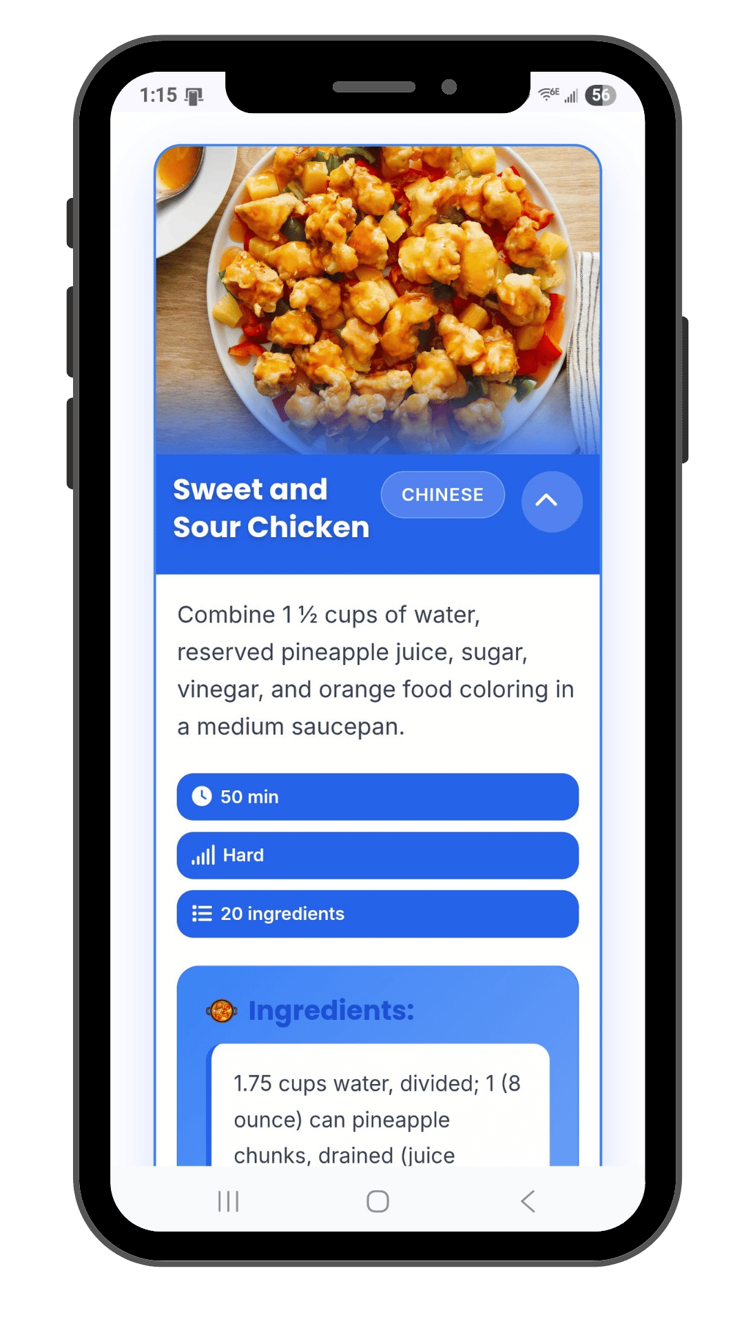 WHATZ4DINNER Mobile App